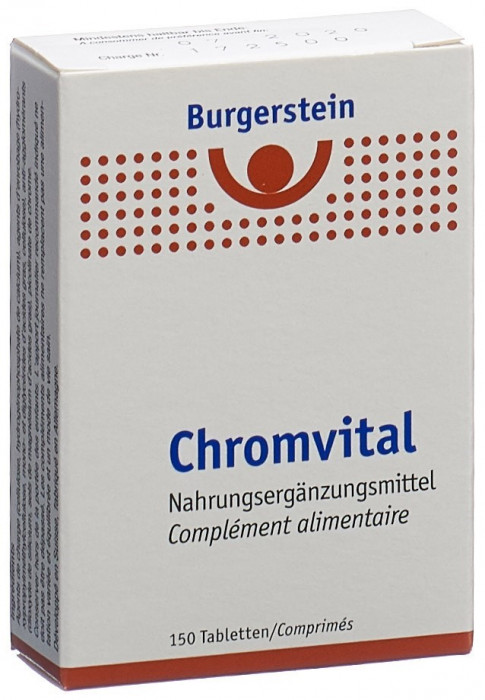 Gold Vita Online Swiss Pharmacy BURGERSTEIN Chromvital Tabl (#) 150 Stk 5523688