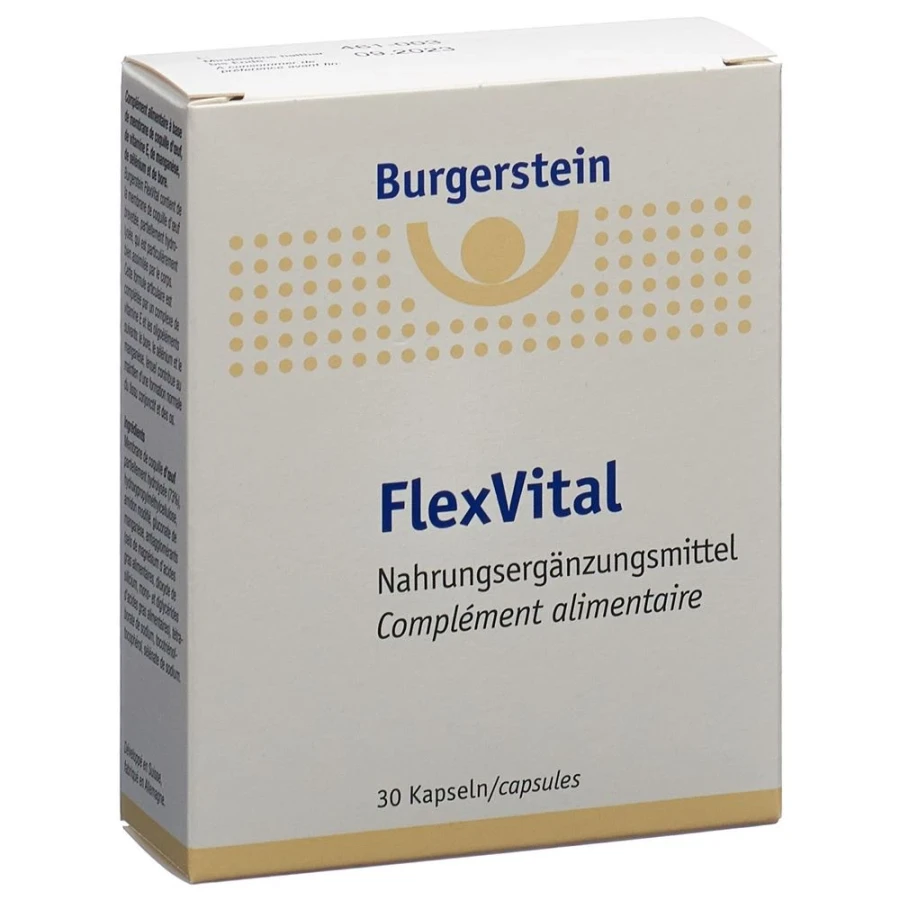 Gold Vita Online Swiss Pharmacy BURGERSTEIN FlexVital capsules 30 pieces 07778495
