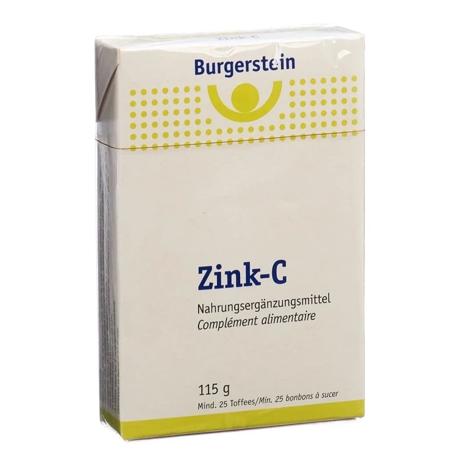 Gold Vita Online Swiss Pharmacy BURGERSTEIN Zinc-C Toffees 115 g 01032428