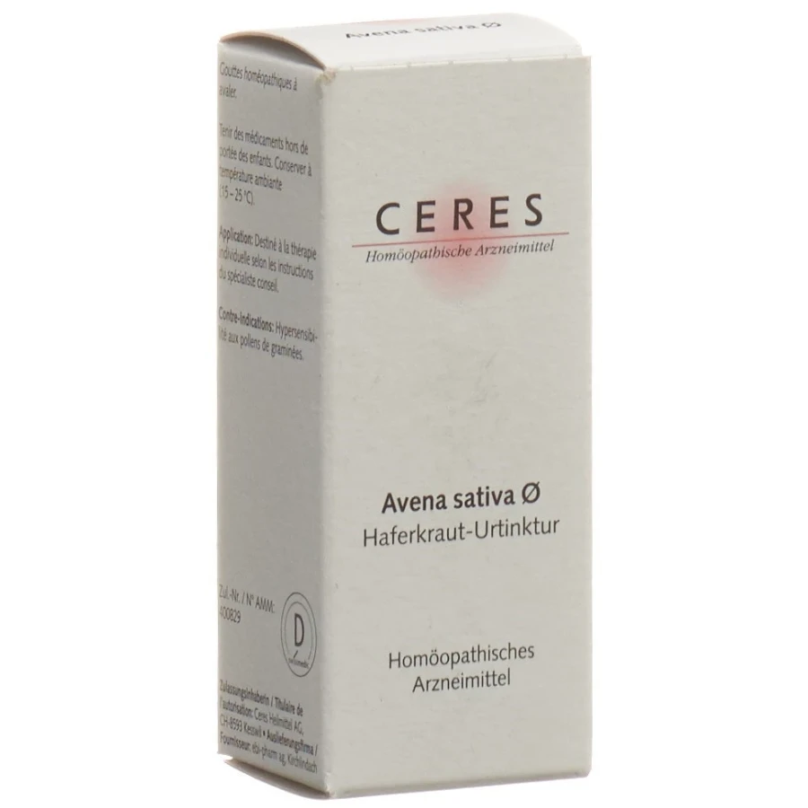 Gold Vita Online Swiss Pharmacy CERES Avena sativa Urtinkt Fl 20 ml 01667611