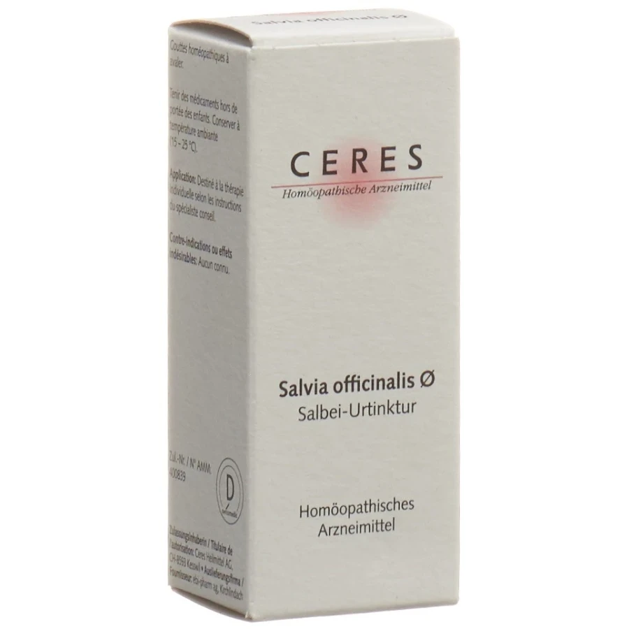 Gold Vita Online Swiss Pharmacy CERES Salvia Urtinkt Fl 20 ml 01667901