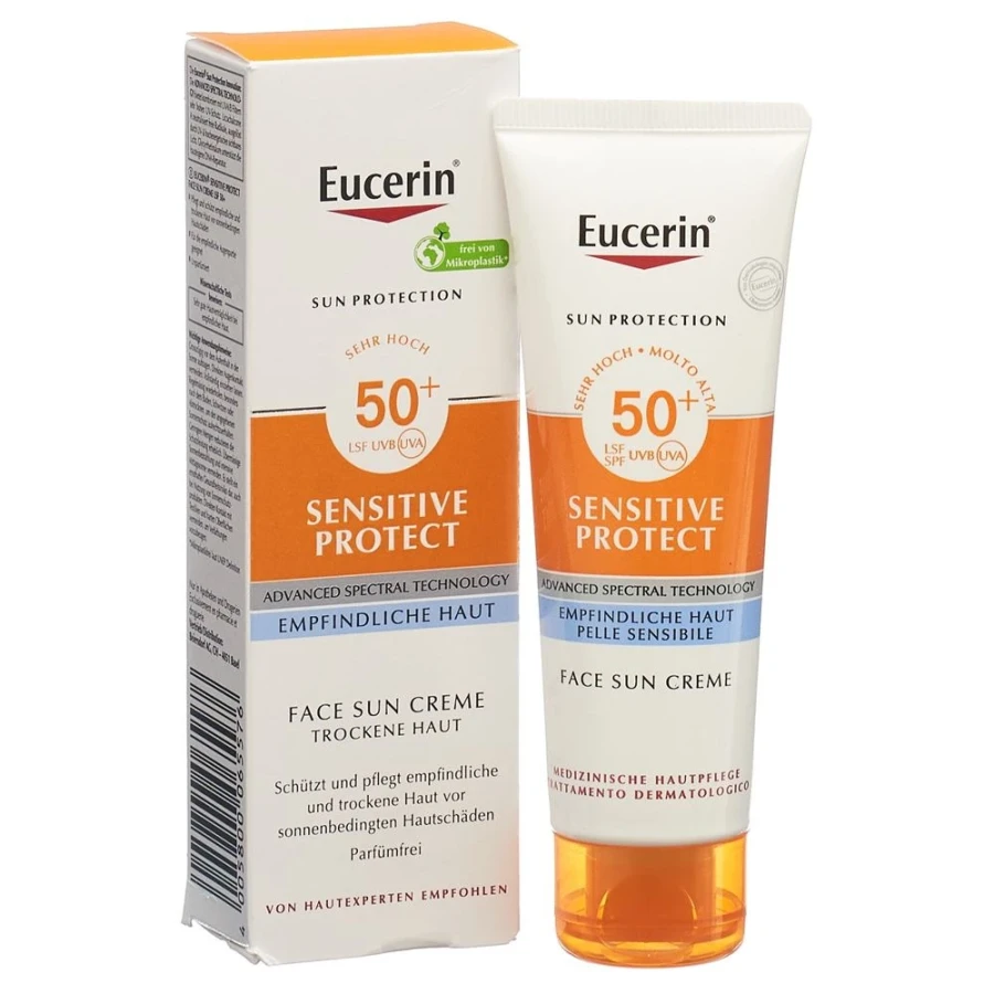 Gold Vita Online Swiss Pharmacy EUCERIN SUN Cream SPF50+ Tb 50 ml 04105517