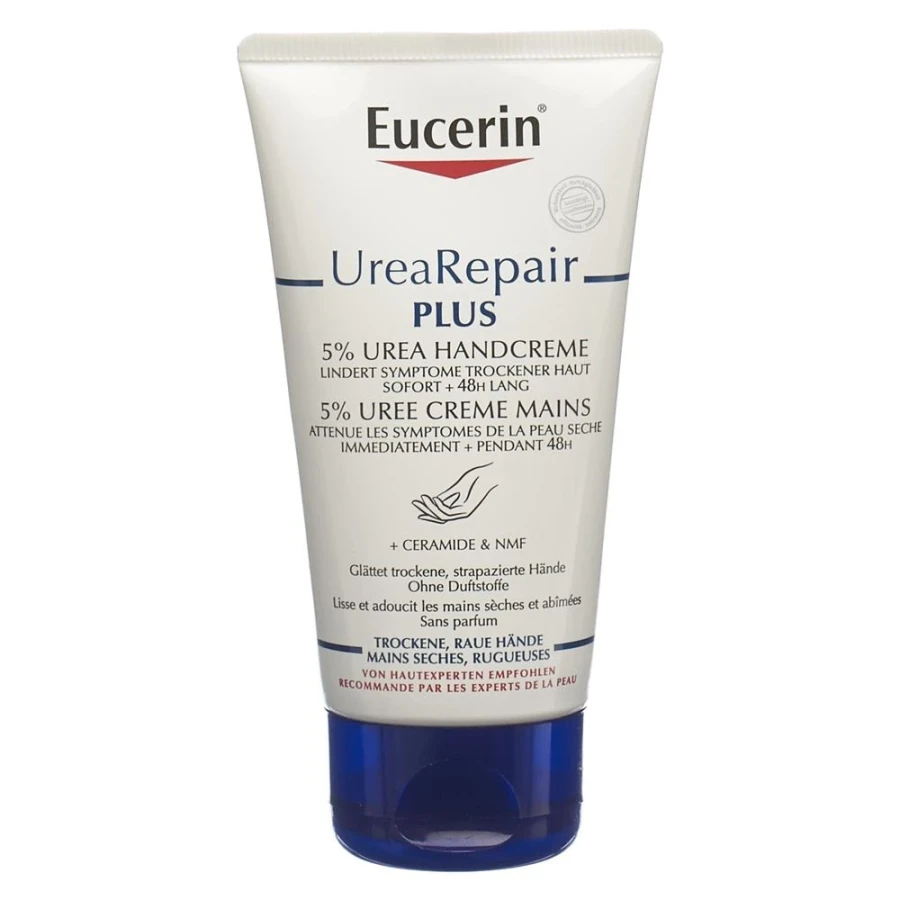 Gold Vita Online Swiss Pharmacy EUCERIN Urea Repair PLUS hand cream 5% urea 75 ml 03556962