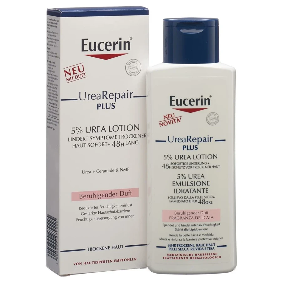 Gold Vita Online Swiss Pharmacy EUCERIN Urea Repair PLUS lotion 5% urea with fragrance 250 ml 07774127