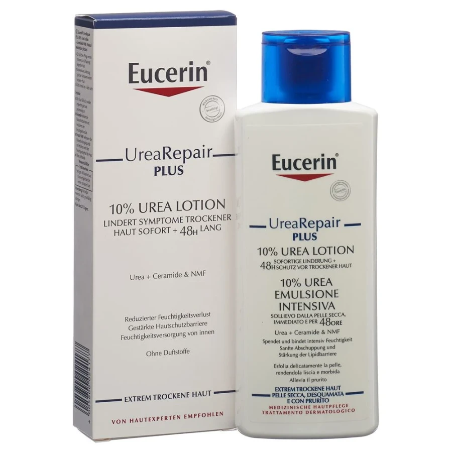 Gold Vita Online Swiss Pharmacy EUCERIN UreaRepair PLUS Lot 10% Urea 250 ml 04970416