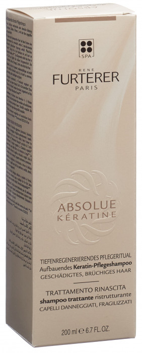 Gold Vita Online Swiss Pharmacy Furterer Absolue Kératine Shampoo Fl 200 ml 7816060