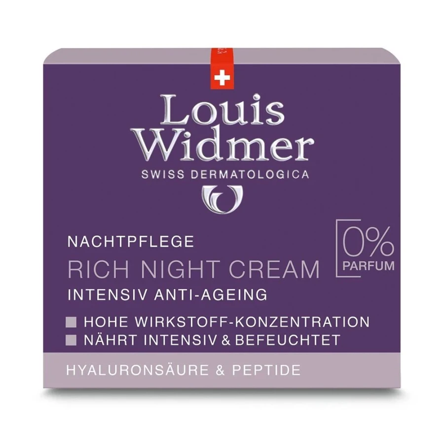 Gold Vita Online Swiss Pharmacy LOUIS WIDMER Rich Night Cream Unscented 50 ml 7452455