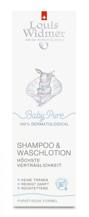 Gold Vita Online Swiss Pharmacy Louis Widmer BabyPure Shampoo & Waschlotion ohne Parfum 200 ml 7678857