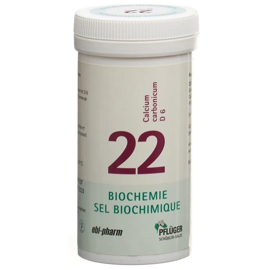 Gold Vita Online Swiss Pharmacy PFLÜGER SCHÜSSLER Nr22 Calc carb Tabl D 6 100 g 03106957