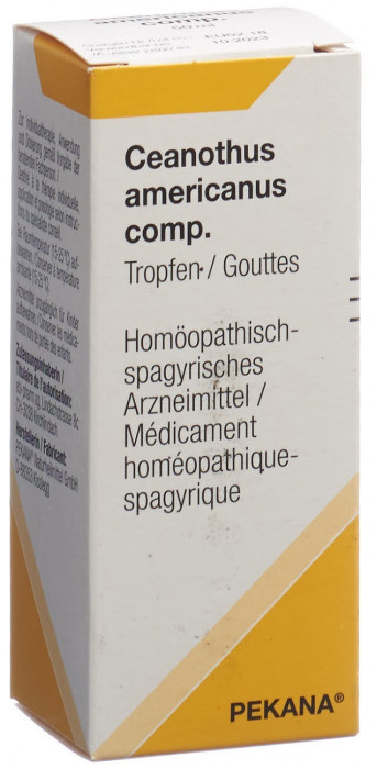 Gold Vita Online Swiss Pharmacy Pekana Ceanothus americanus compositum Tropfen zum Einnehmen Fl 50 ml 6720072